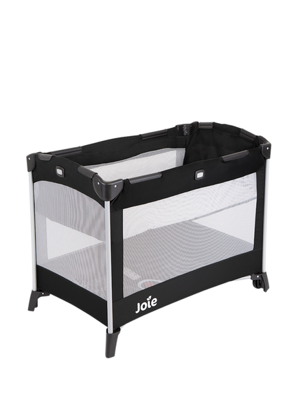 Joie Baby Kubbie Travel Cot, Coal - view 2, Coal