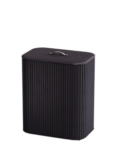 Joseph Joseph Tota Luxe Laundry Basket, 90L, Black