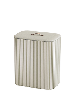 Joseph Joseph Tota Luxe Laundry Basket, 90L, Ecru