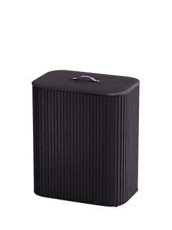 Joseph Joseph Tota Laundry Basket, Luxe Black, Black