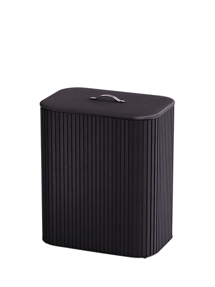 Joseph Joseph Tota Laundry Basket, Luxe Black, Black