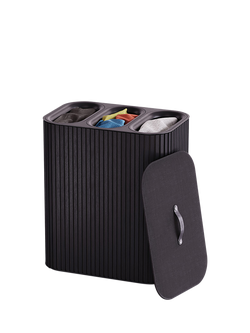 Joseph Joseph Tota Laundry Basket, Luxe Black - view 2, Black