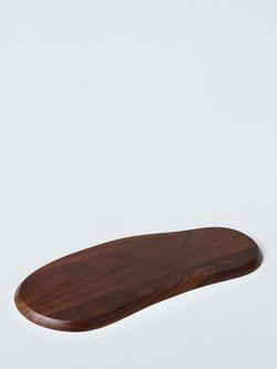 John Lewis Organic Shape Serving Board, 47cm, FSC-Certified (Acacia Wood), Natural - view 2, Brown