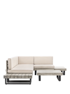 Gallery Direct Taranto 5-Seater Garden Corner Sofa Lounge Set, Grey