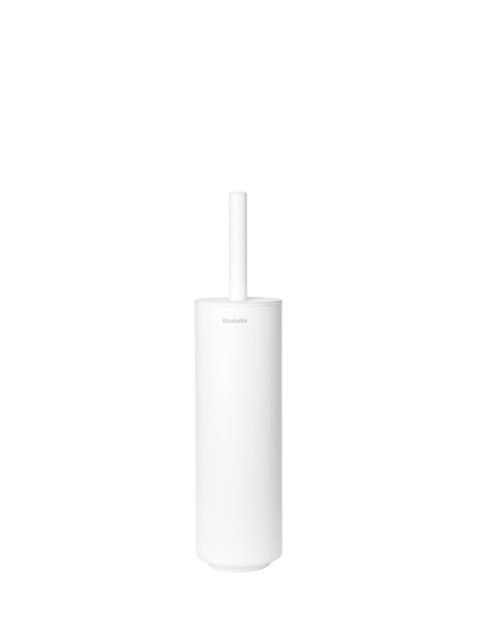 Brabantia MindSet Toilet Brush and Holder, Mineral Fresh White