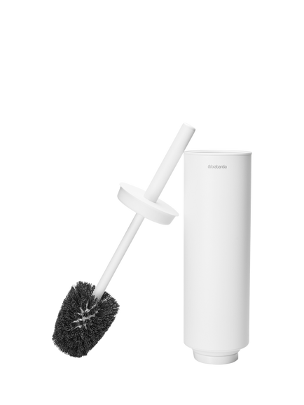 Brabantia MindSet Toilet Brush and Holder - view 2, Mineral Fresh White