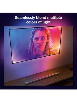 Philips Hue Play Gradient Smart Lighting Adjustable Colour Changing LED Light Tube Compact, 17.4W, 87.7cm, White - view 2, White