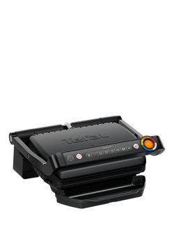 Tefal Optigrill+ 4-5 Portion Indoor Smart Grill, Black, Black