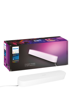 Philips Hue White and Colour Ambiance Play Wireless Lighting Adjustable Colour Changing Light Bar Extension, White, White