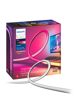 Philips Hue Play Gradient Smart Lighting Adjustable Colour Changing LED Lightstrip for 24” to 27” PC Monitors, 15W, 90.5cm, Multi
