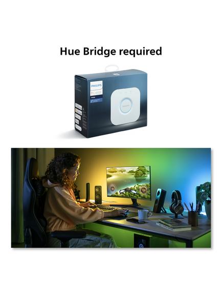 Philips Hue Play Gradient Smart Lighting Adjustable Colour Changing LED Lightstrip for 24” to 27” PC Monitors, 15W, 90.5cm - view 2, Multi