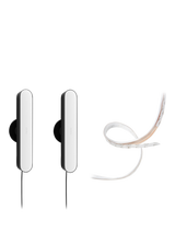 Philips Hue White and Colour Ambiance Play Wireless Lighting Adjustable Colour Changing Light Bar, Pack of 2, Black, with Lightstrip Plus, 2 Metres