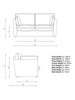 John Lewis x Sophie Conran Cocobella Small 2 Seater Sofa - view 2, Bruges Sand