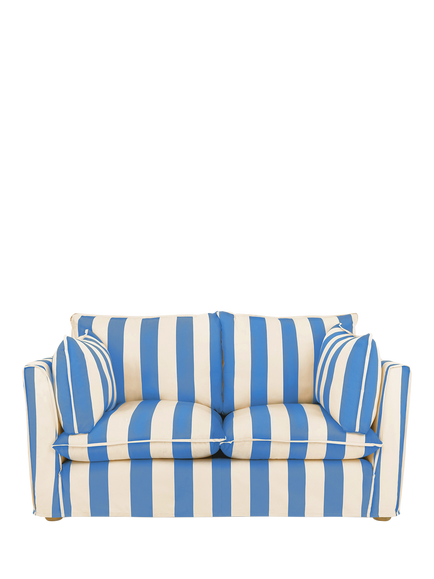 John Lewis x Sophie Conran Cocobella Small 2 Seater Sofa, Cornish Blue Stripe