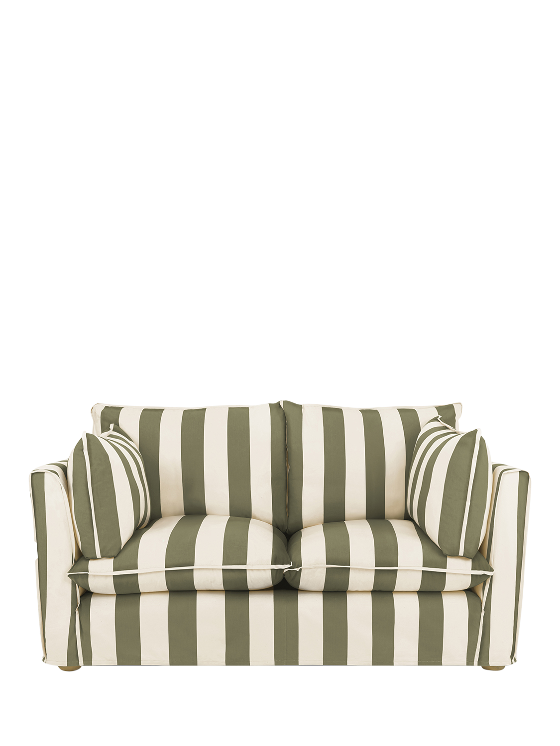 Cocobella Range, John Lewis x Sophie Conran Cocobella Small 2 Seater Sofa, Spring Green Stripe