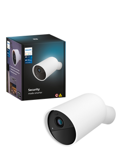 Philips Hue Battery Smart Security Camera, White, White