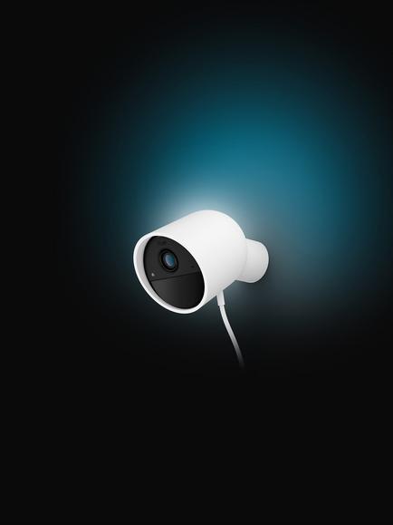 Philips Hue Secure Wired Smart Security Camera, White - view 2, White