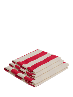 John Lewis x Sophie Conran Cocobella Loveseat Replacement Loose Cover, Petunia Red Stripe