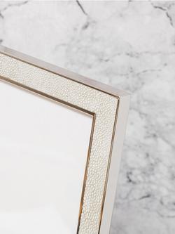 Elegance by Impressions Shagreen Photo Frame - view 2, Neutral