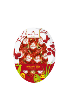 Niederegger Dark Chocolate Covered Marzipan Eggs Gift Box, 150g