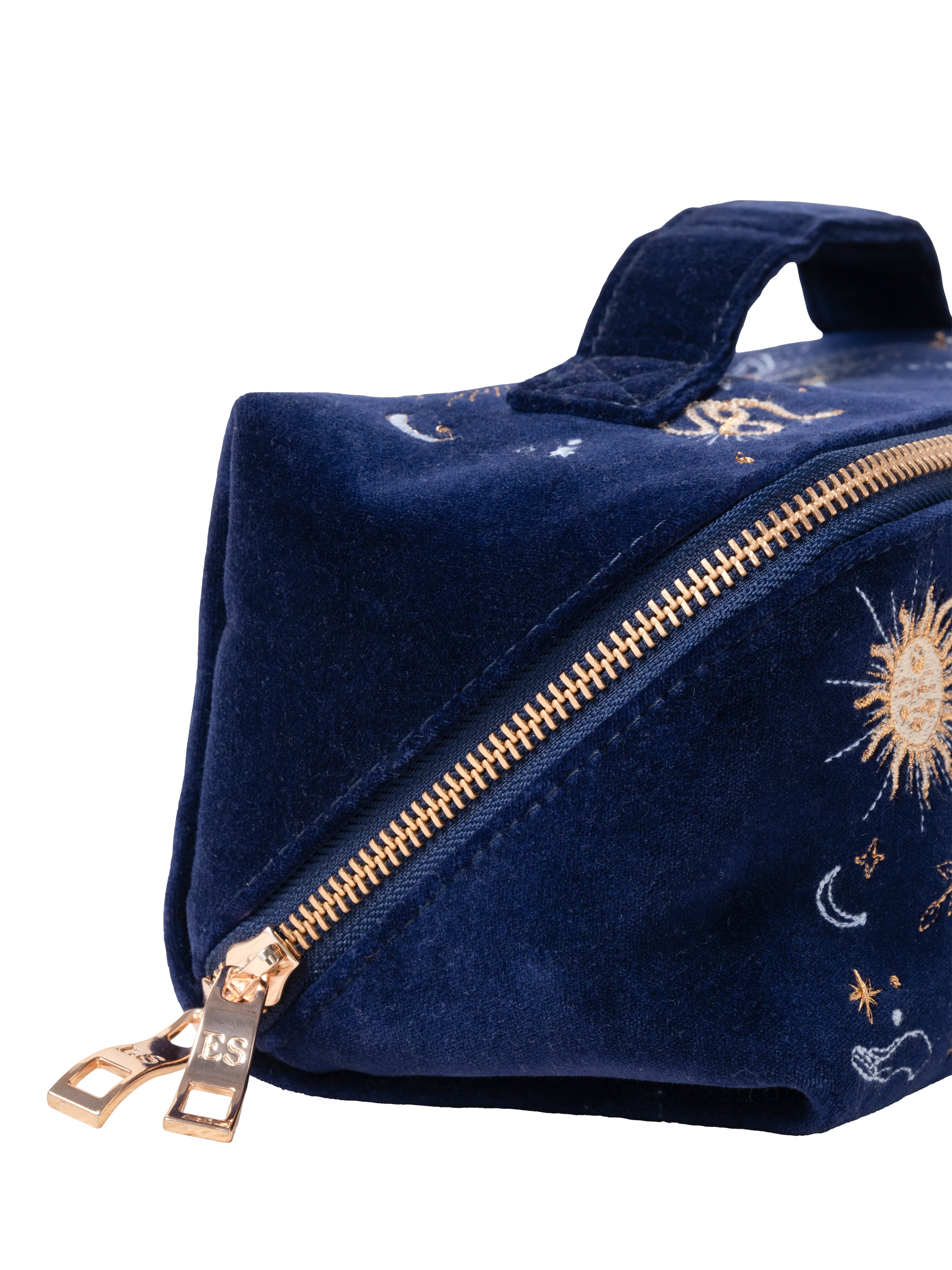 Elizabth Scarlett Boho Mysticism Makeup Bag, Navy