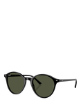 Ray-Ban RB2230 Round Sunglasses, Black/Grey