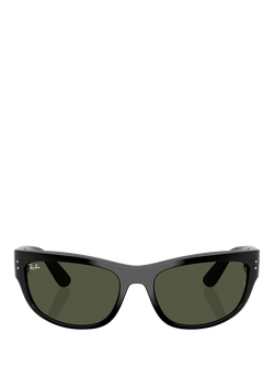 Ray-Ban RB2289 Rectangular Sunglasses, Black/Grey - view 2, Black/Grey