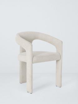 John Lewis Contour Upholstered Dining Chair, Beach