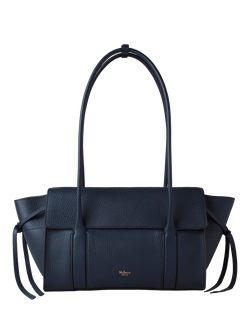 Mulberry Small Soft Bayswater Heavy Grain Leather Shoulder Bag, Night Sky