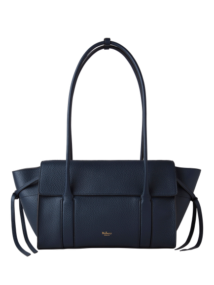 Mulberry Small Soft Bayswater Heavy Grain Leather Shoulder Bag, Night Sky