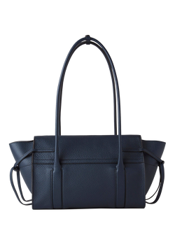 Mulberry Small Soft Bayswater Heavy Grain Leather Shoulder Bag - view 2, Night Sky