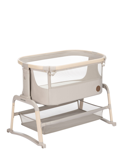 Maxi-Cosi Iora Air Bedside Crib, Taupe, Taupe