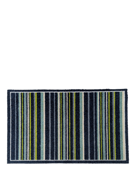 John Lewis Stripe Door Mat, Blue