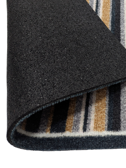 John Lewis Stripe Door Mat - view 2, Natural