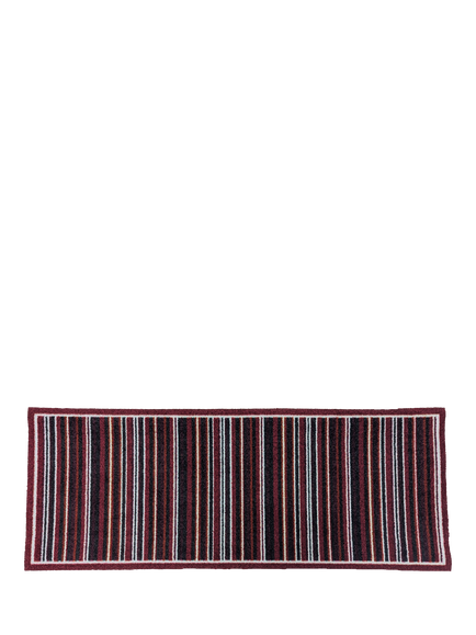 John Lewis Stripe Long Door Mat, Red