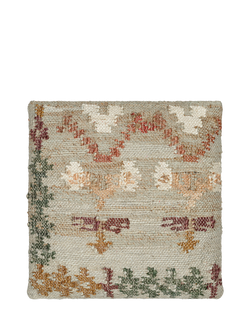 nkuku Dantri Square Cushion Cover, Soft Grey, Soft Grey