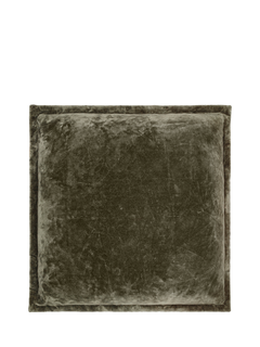 nkuku Pilani Square Cushion Cover, Moss Green