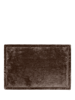 Nkuku Renwal Rectangular Cushion Cover, Brown, Brown