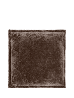 nkuku Renwal Square Cushion Cover, Brown, Brown