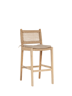 nkuku Aamani Counter Chair, Natural, Natural