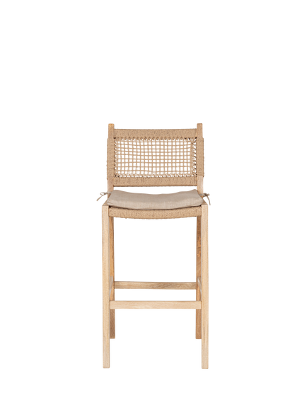 nkuku Aamani Counter Chair, Natural - view 2, Natural