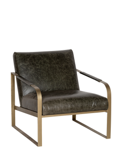 nkuku Adra Occasional Chair, Green - view 2, Moss Green