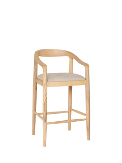 nkuku Anbu Counter Chair, Natural