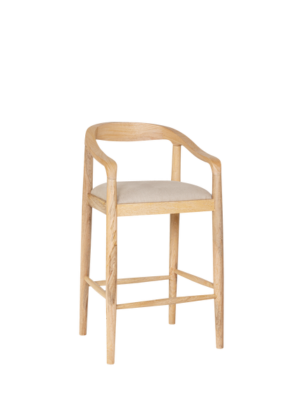 nkuku Anbu Counter Chair, Natural, Natural