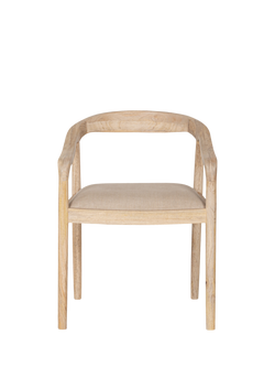 nkuku Anbu Dining Chair, Natural - view 2, Natural
