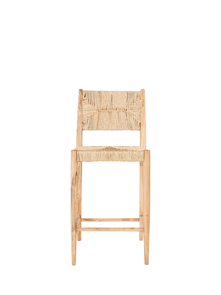 nkuku Lohanda Counter Chair, Natural - view 2, Natural