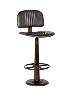 nkuku Narwana Bar Chair, Black