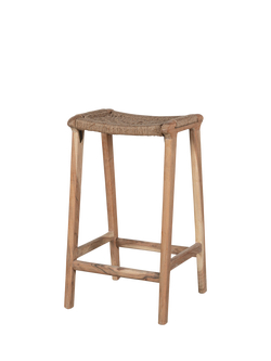 nkuku Vinay Counter Chair, Natural - view 2, Natural