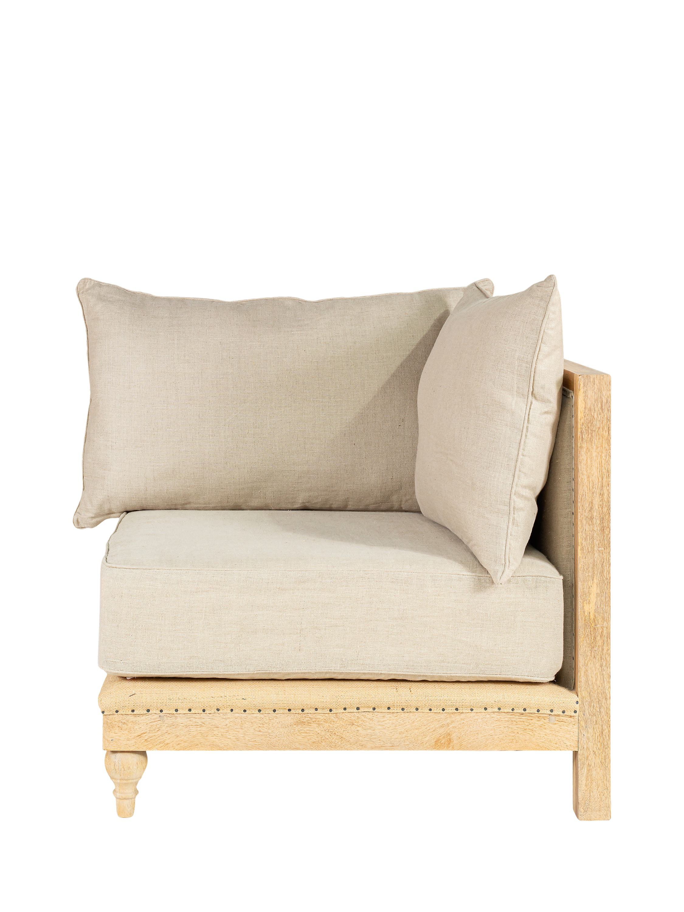 Krissa Range, nkuku Krissa Sofa Corner Module, Natural