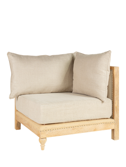 nkuku Krissa Sofa Corner Module, Natural - view 2, Natural